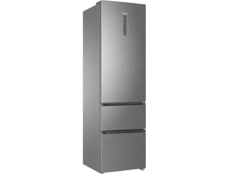 Frigorífico Combinado HAIER A3FE737CGJ (No Frost - 200 cm - 354 L - Inox)