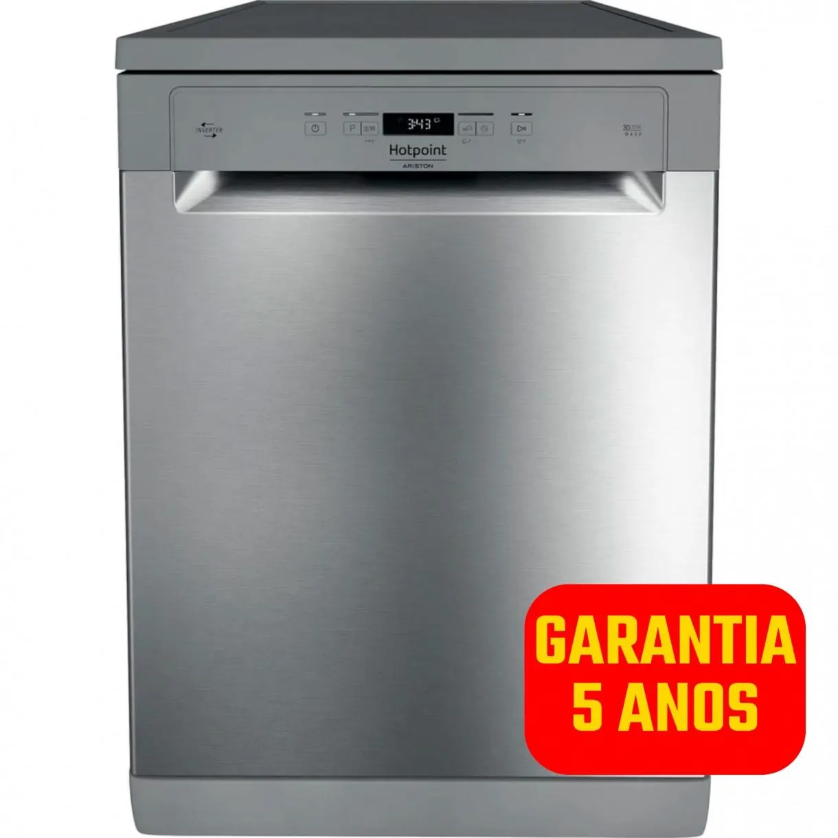 Máquina Lavar Loiça HOTPOINT HFC3C41CWX INOX - 14 Conjuntos
