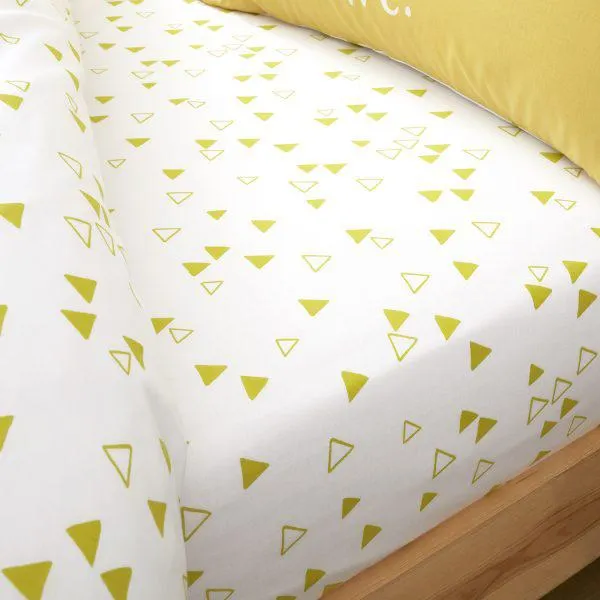 Lençol de Baixo Amarelo Giraffe