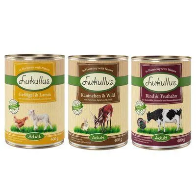 Lukullus Adult - Pack de degustação misto