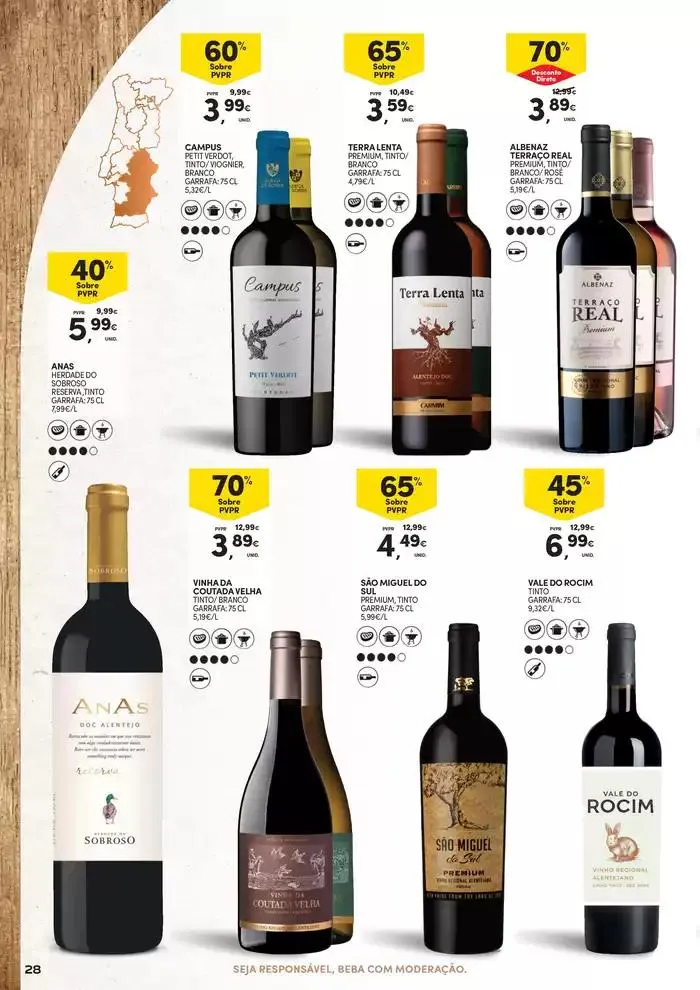 Folheto Queijos, Enchidos e Vinhos de 21 de janeiro até 9 de fevereiro 2025 - Pagina 28