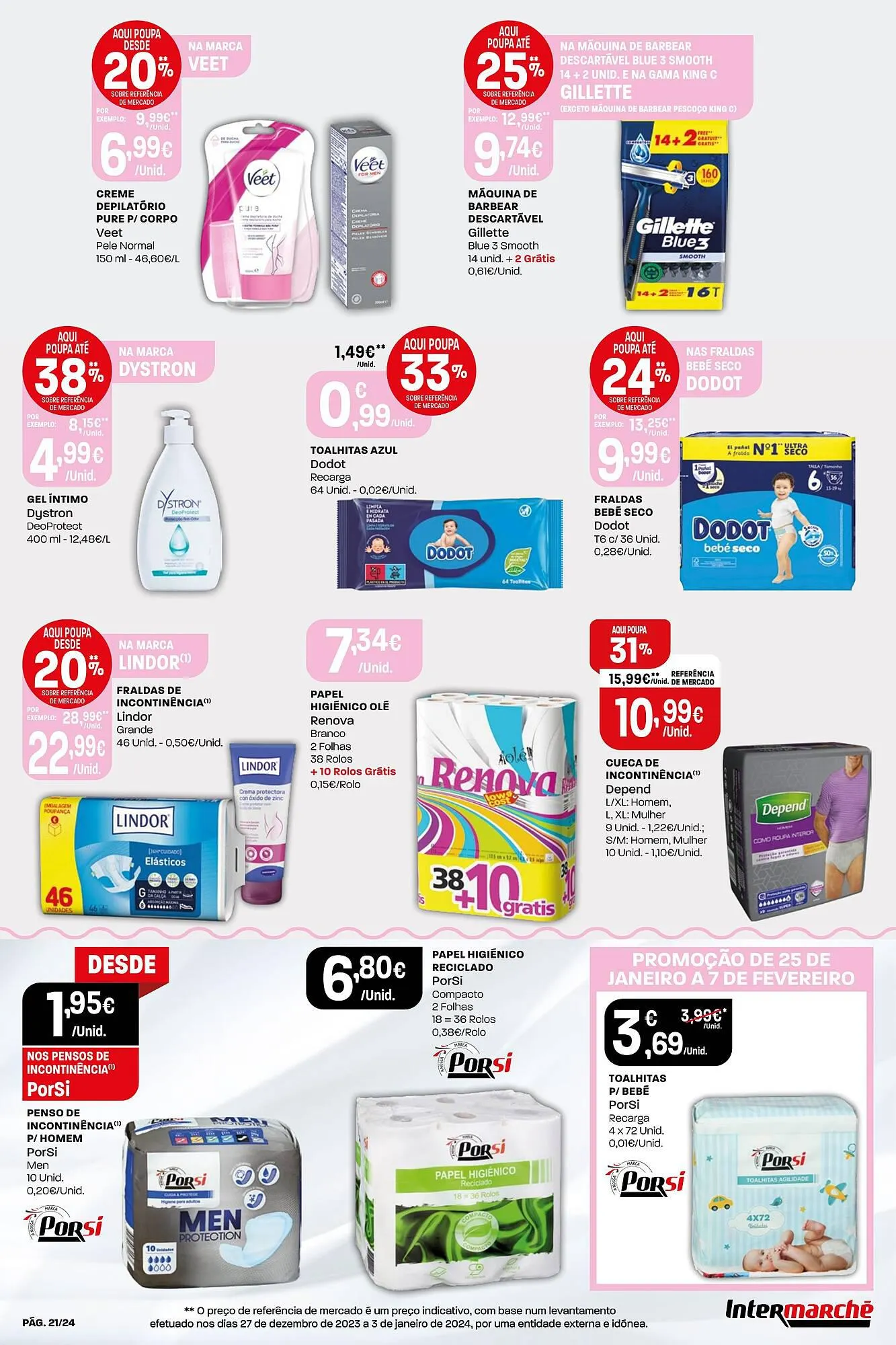 Folheto Folheto Intermarché de 25 de janeiro até 31 de janeiro 2024 - Pagina 21