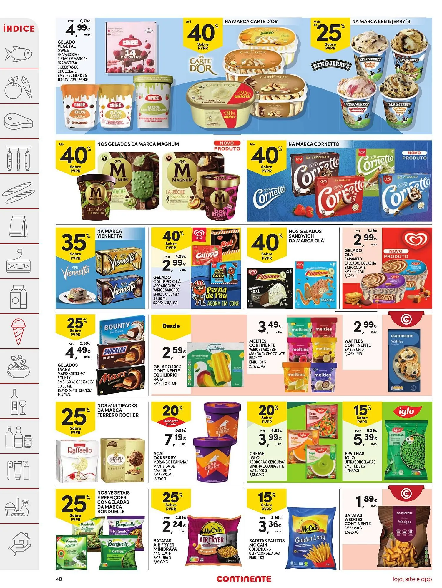 Folheto Folheto Continente de 31 de março até 6 de abril 2026 - Pagina 40