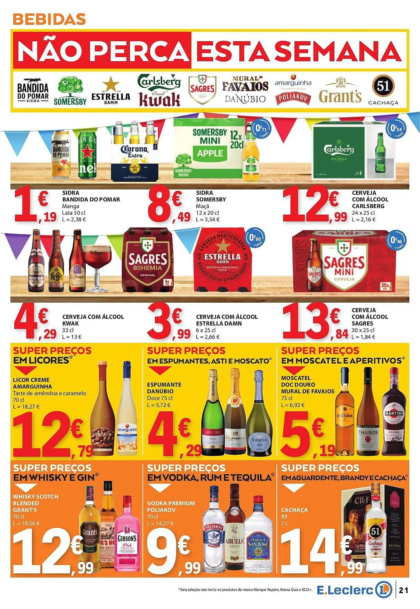Folheto Folheto E.Leclerc de 13 de março até 19 de março 2025 - Pagina 21