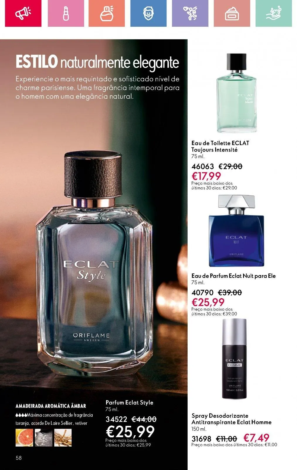 Folheto Folheto de Oriflame até 05.07.2025 de 18 de junho até 5 de julho 2025 - Pagina 58