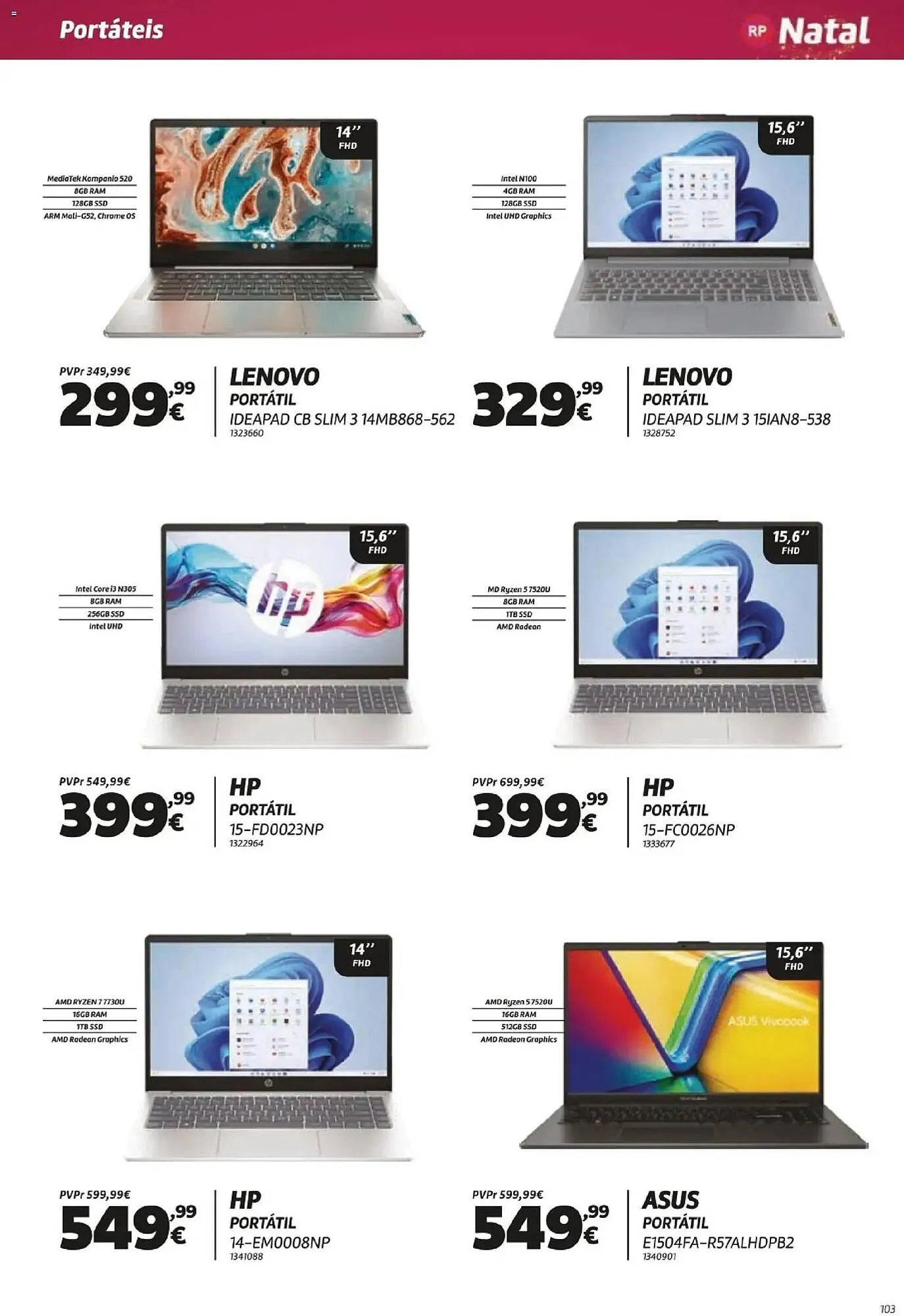 Folheto Folheto Radio Popular de 5 de dezembro até 26 de dezembro 2025 - Pagina 103