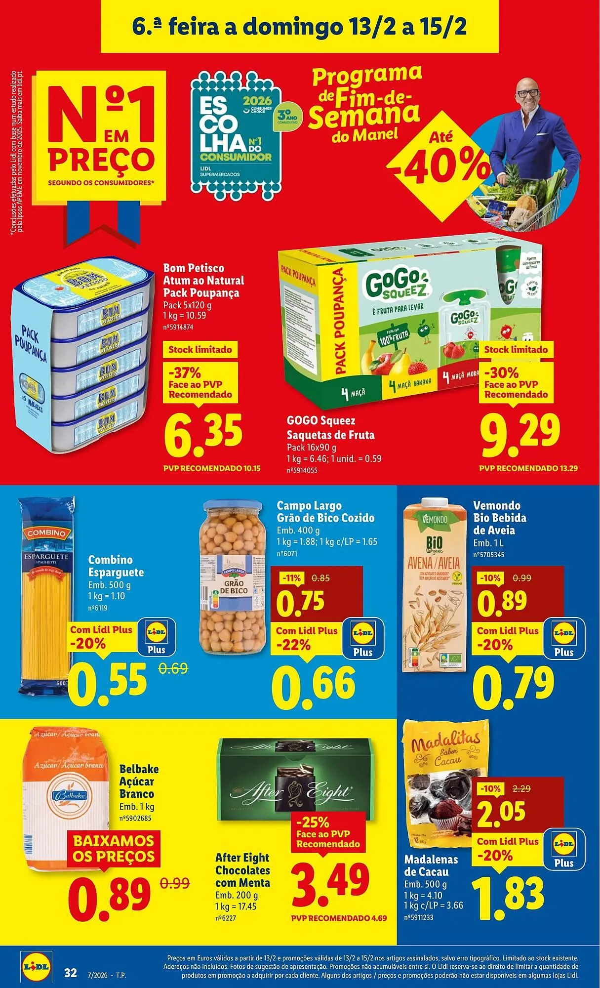 Folheto Folheto Lidl de 9 de fevereiro até 15 de fevereiro 2026 - Pagina 32