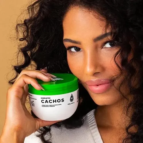 Hidratei Cachos Creme Para Cabelo Ondulado, Cacheado E Crespo