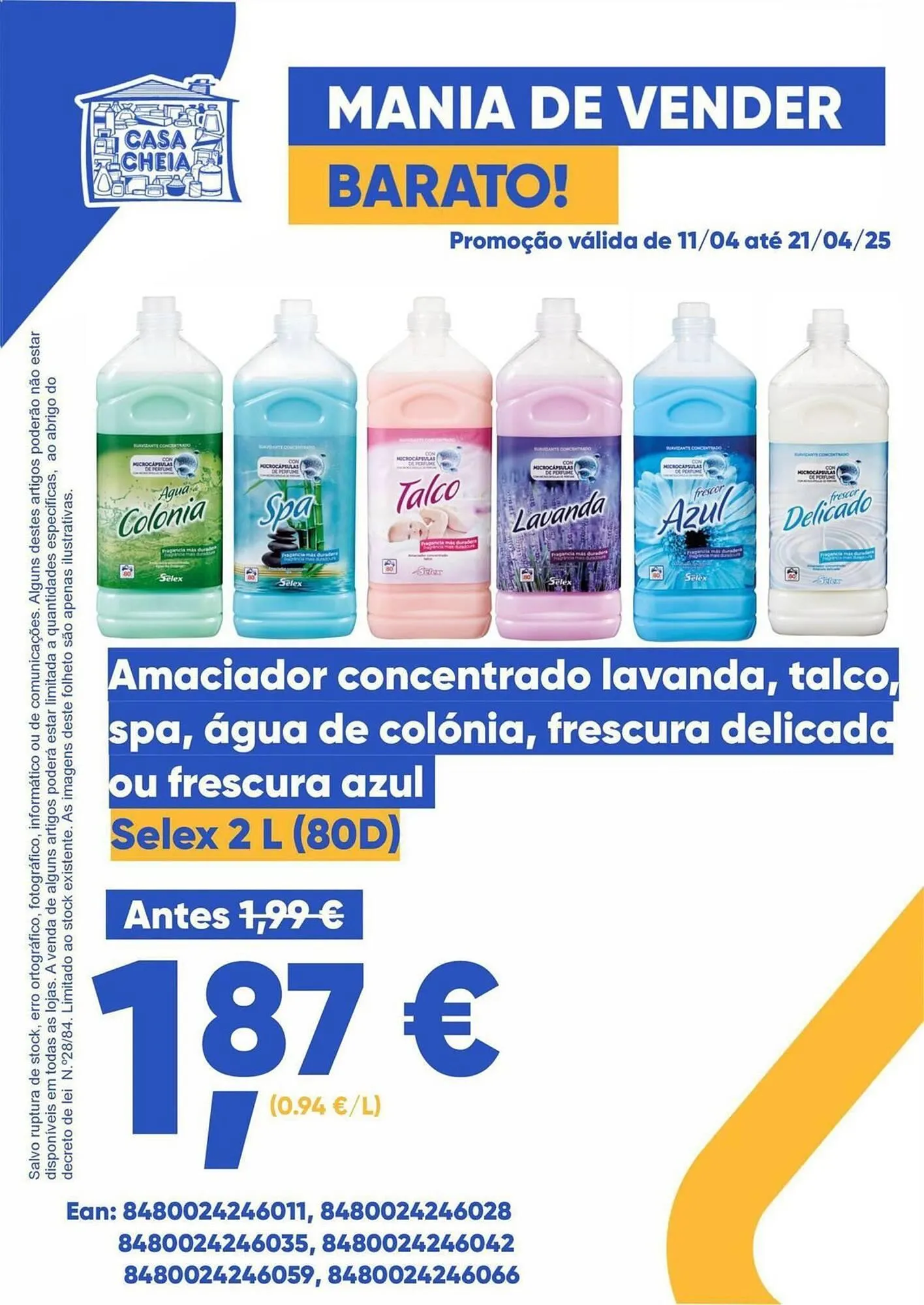 Folheto Folheto Casa Cheia de 15 de abril até 21 de abril 2025 - Pagina 1