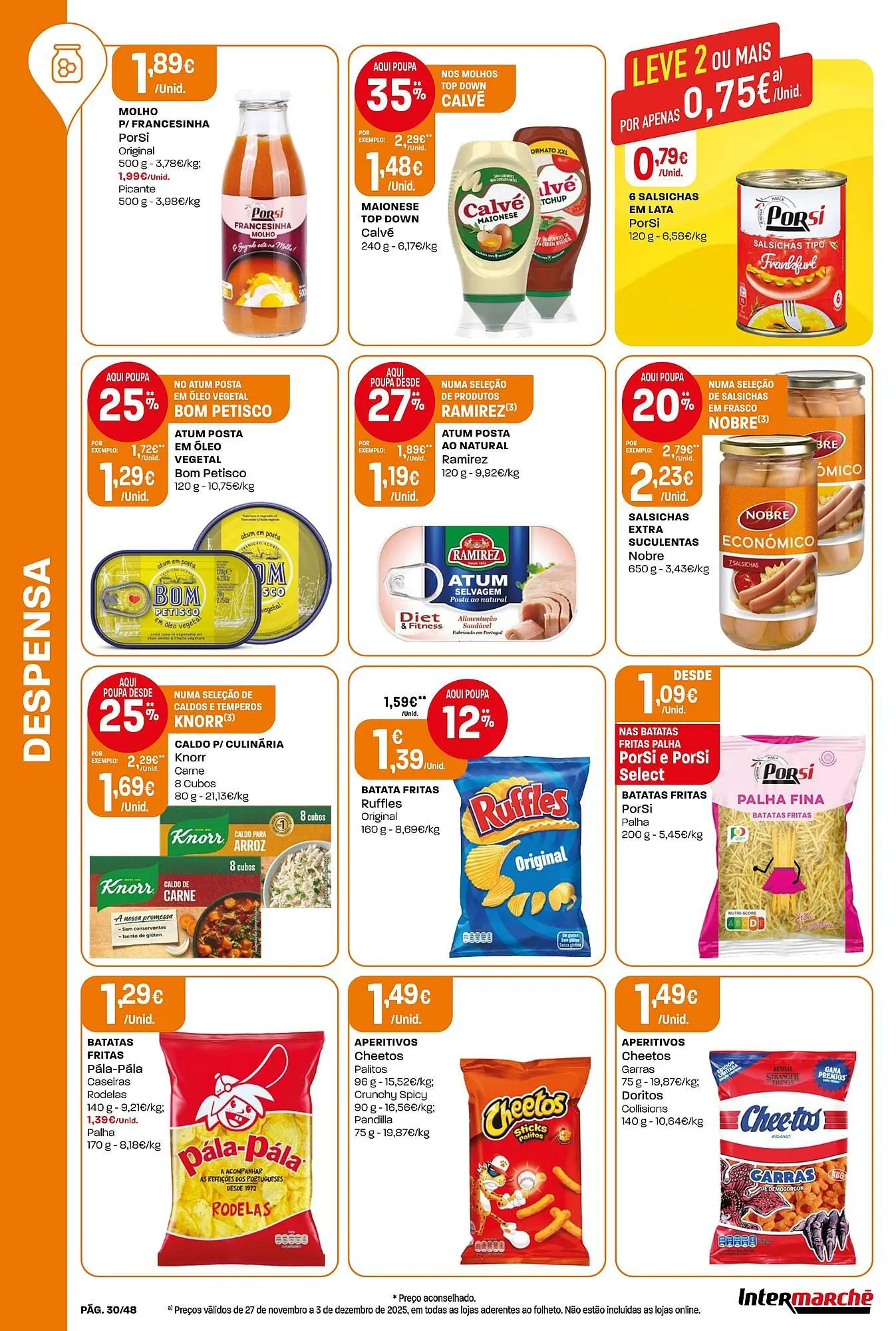 Folheto Folheto Intermarché de 27 de novembro até 3 de dezembro 2025 - Pagina 30