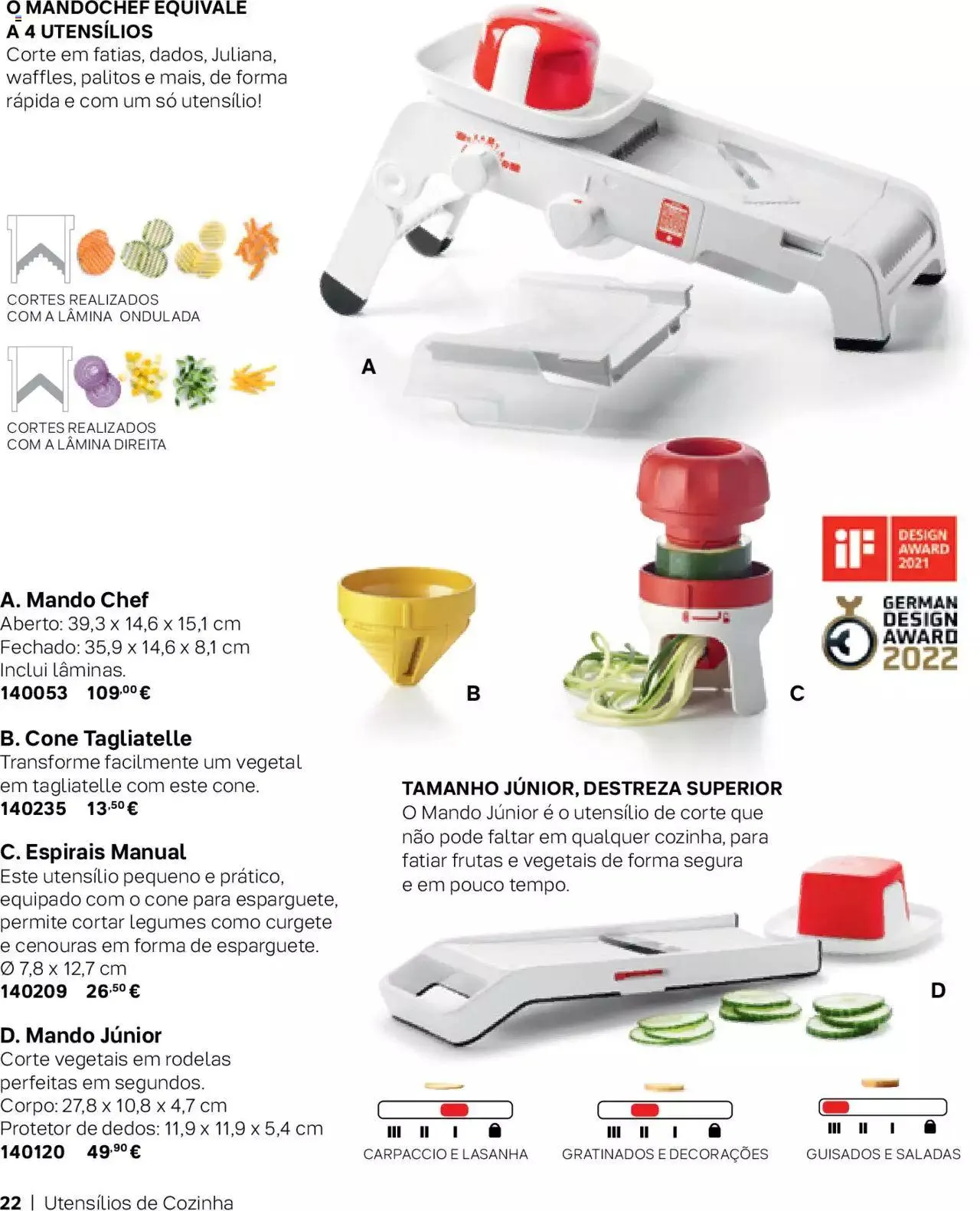 Folheto Tupperware Catálogo de 1 de setembro até 31 de dezembro 2023 - Pagina 22