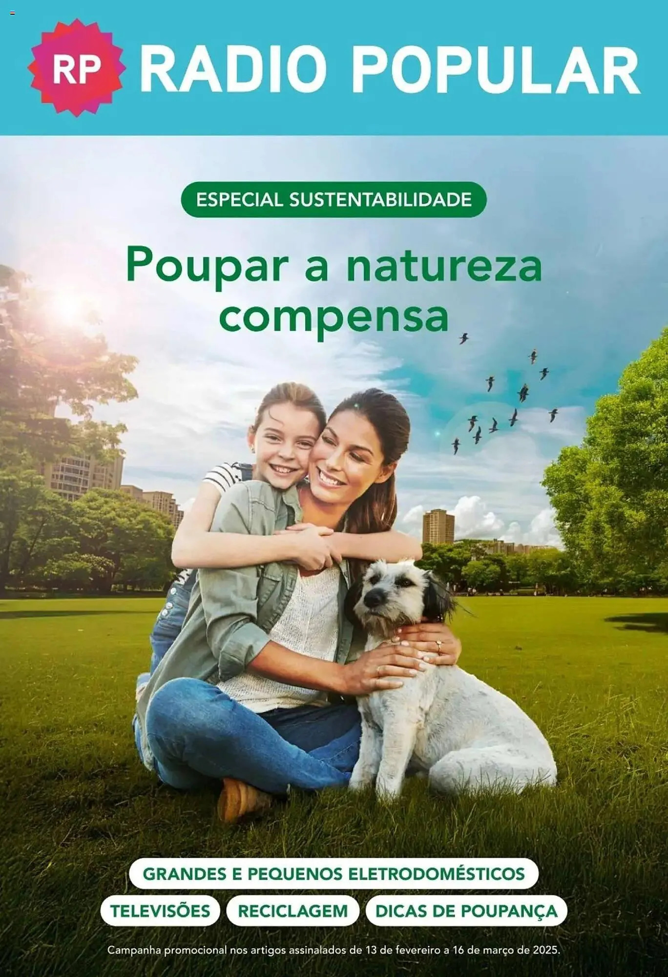 Folheto Folheto Radio Popular de 13 de fevereiro até 16 de março 2025 - Pagina 1