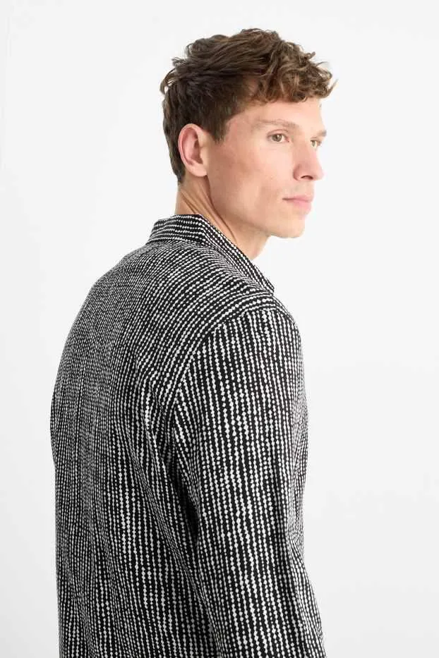 Shirt - regular fit - kent collar - patterned