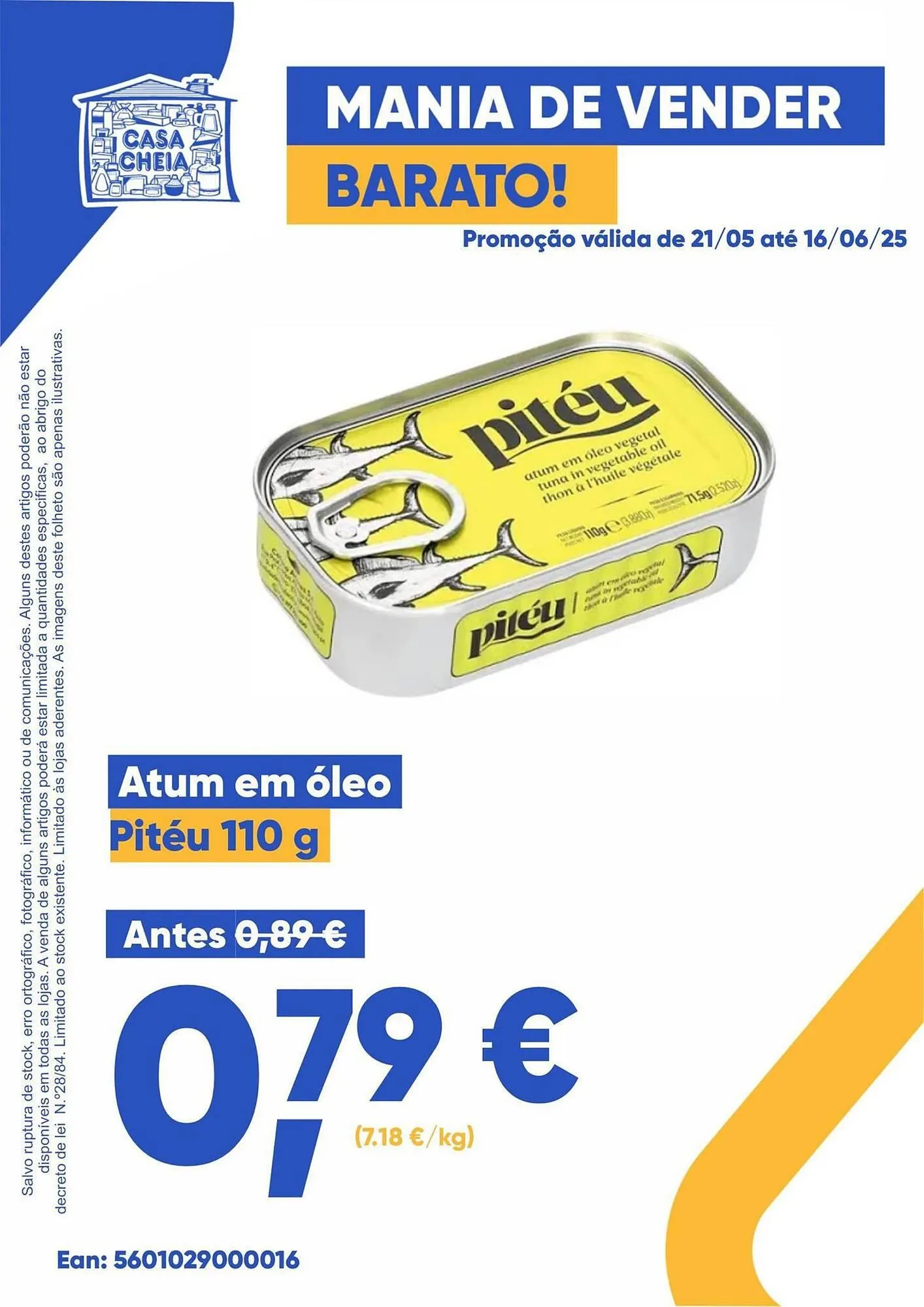 Folheto Folheto Casa Cheia de 21 de maio até 16 de junho 2025 - Pagina 1