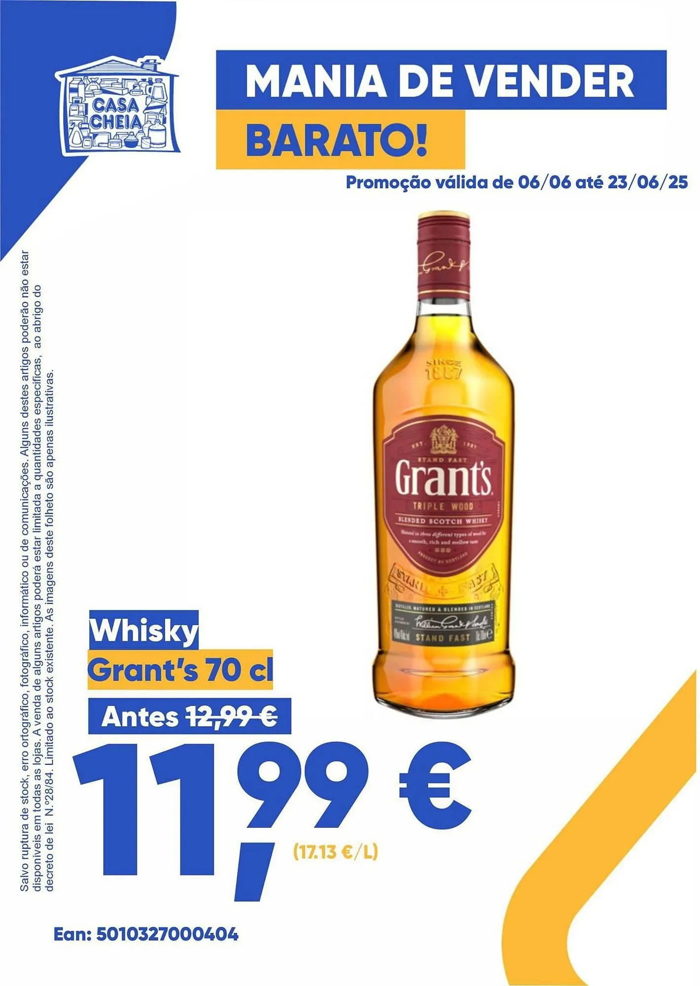 Folheto Folheto Casa Cheia de 6 de junho até 23 de junho 2025 - Pagina 1