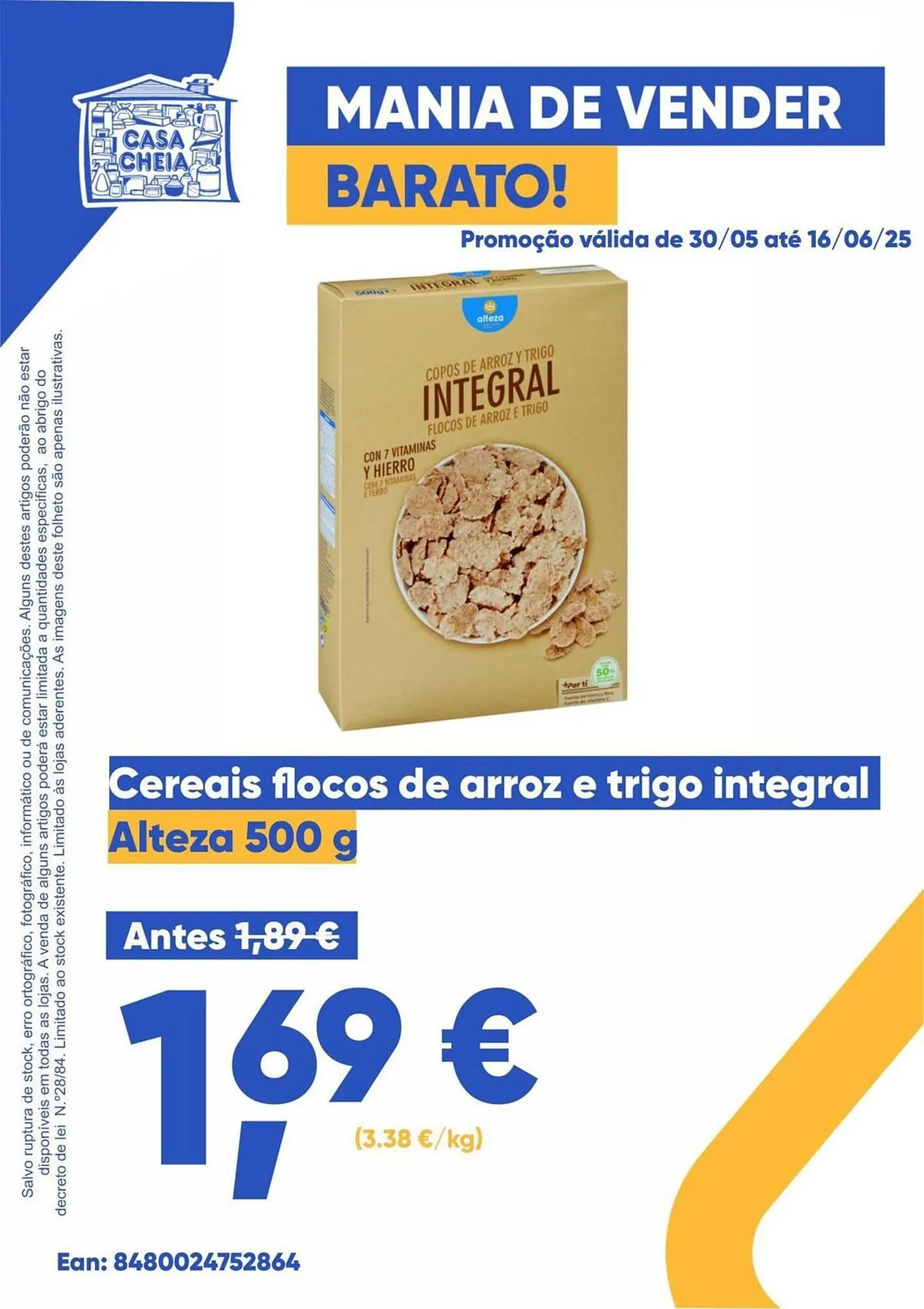 Folheto Folheto Casa Cheia de 30 de maio até 16 de junho 2025 - Pagina 1