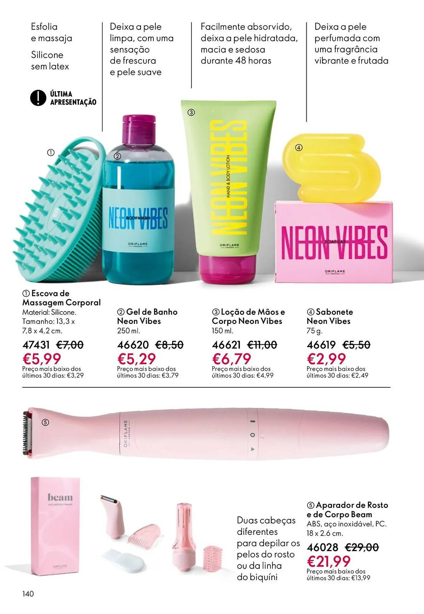 Folheto Catálogo Oriflame de 3 de dezembro até 22 de dezembro 2025 - Pagina 140