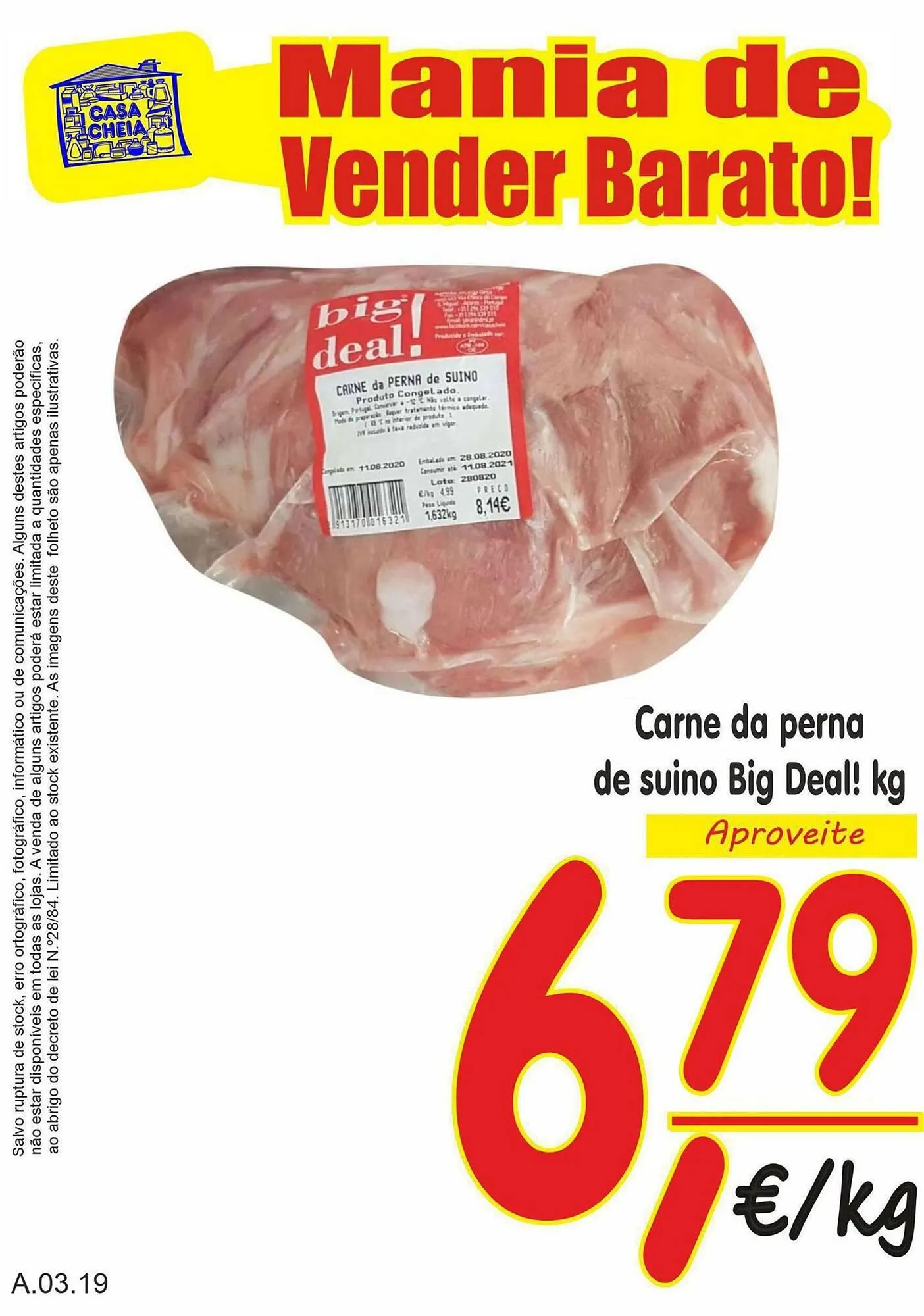 Folheto Folheto Casa Cheia de 11 de março até 23 de março 2025 - Pagina 1