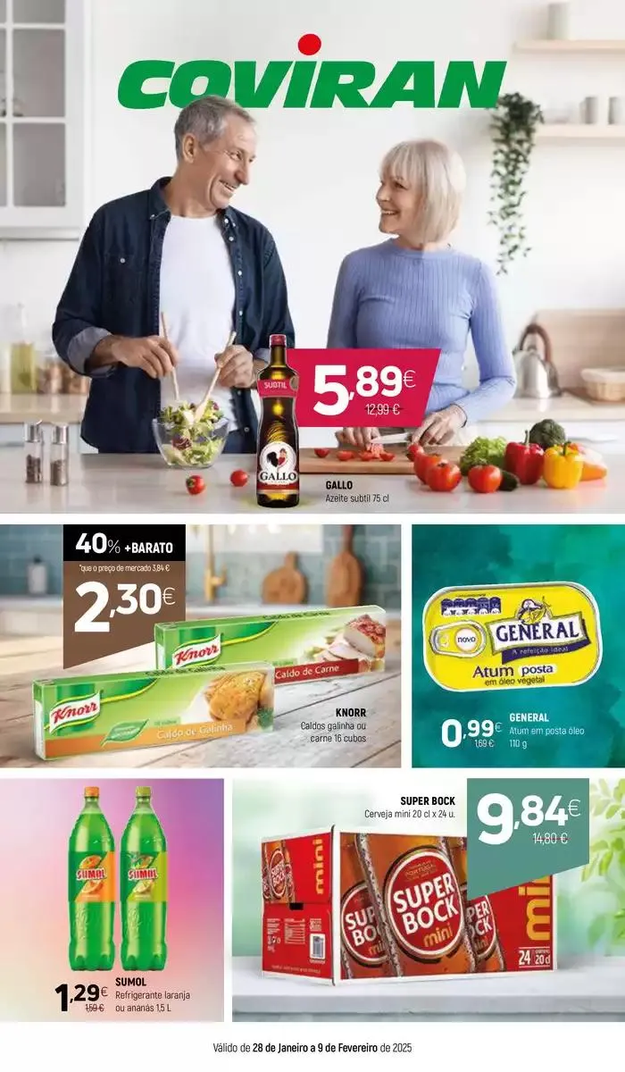 Folheto Folhetos Coviran de 29 de janeiro até 9 de fevereiro 2025 - Pagina 1