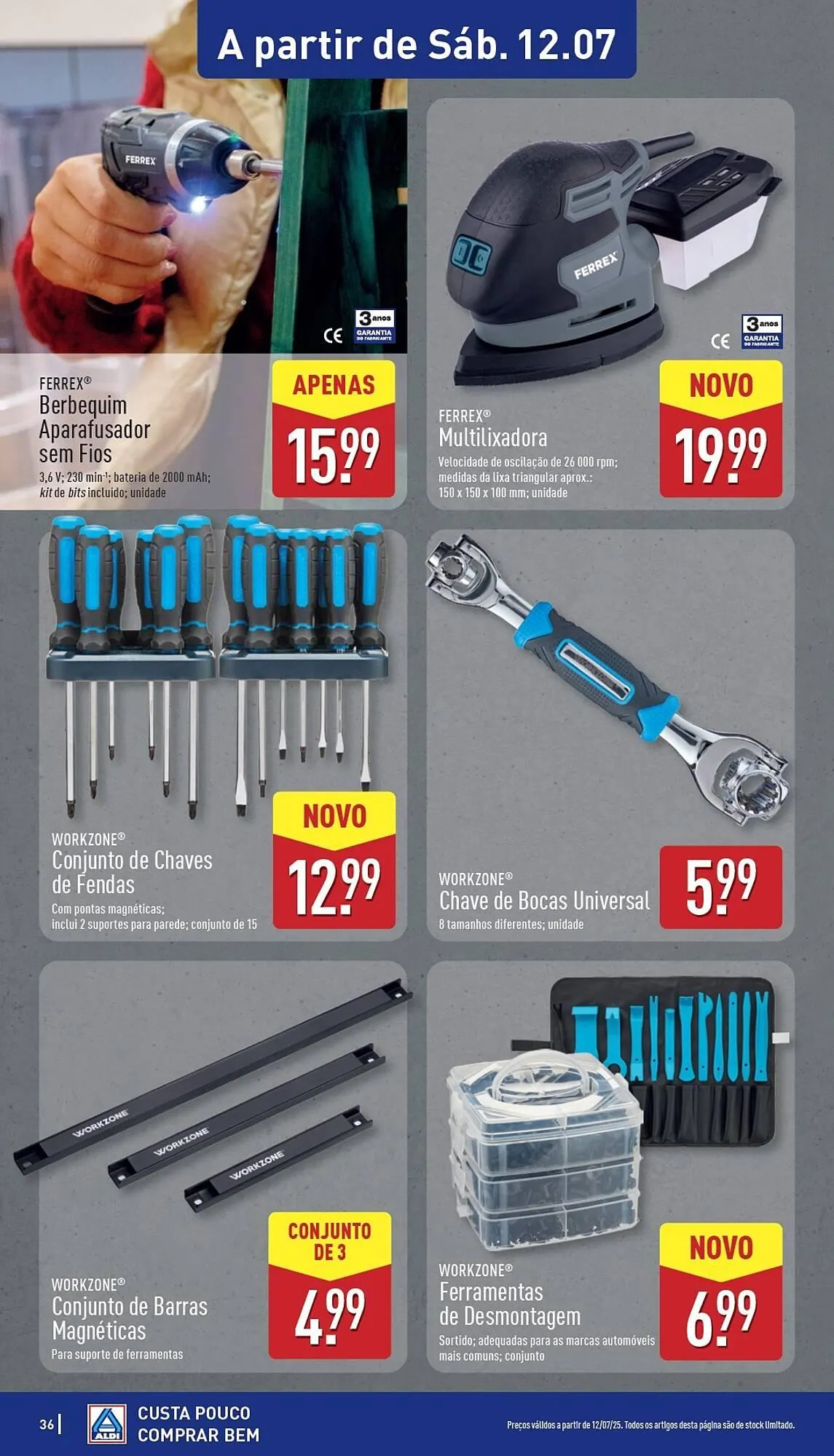 Folheto Folheto ALDI de 7 de julho até 13 de julho 2025 - Pagina 36