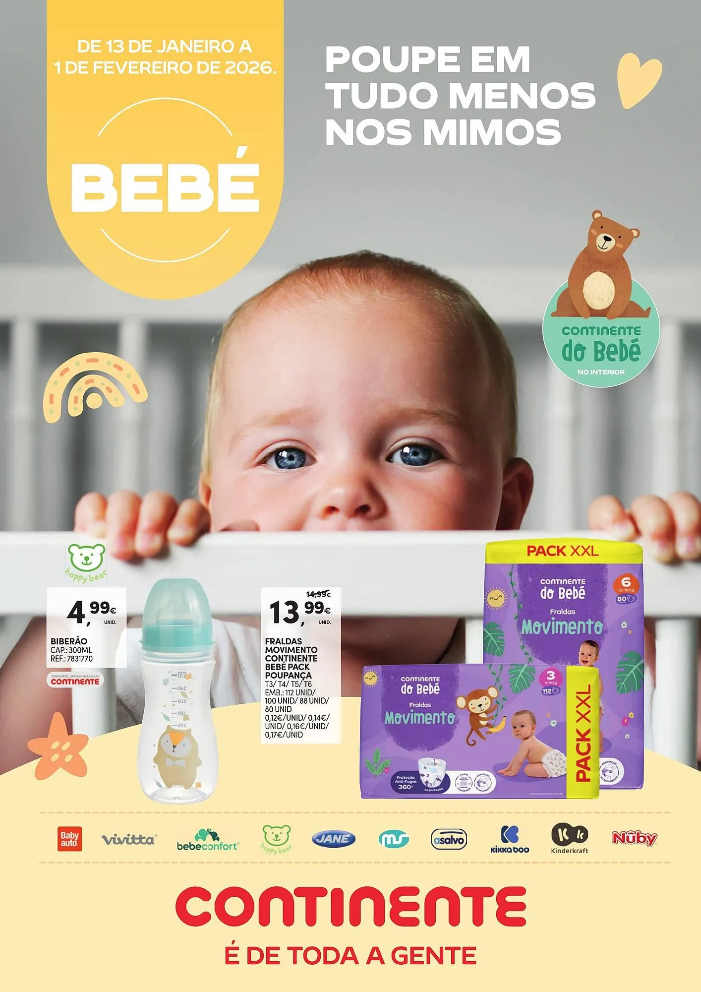 Folheto Folheto Continente de 13 de janeiro até 1 de fevereiro 2026 - Pagina 1