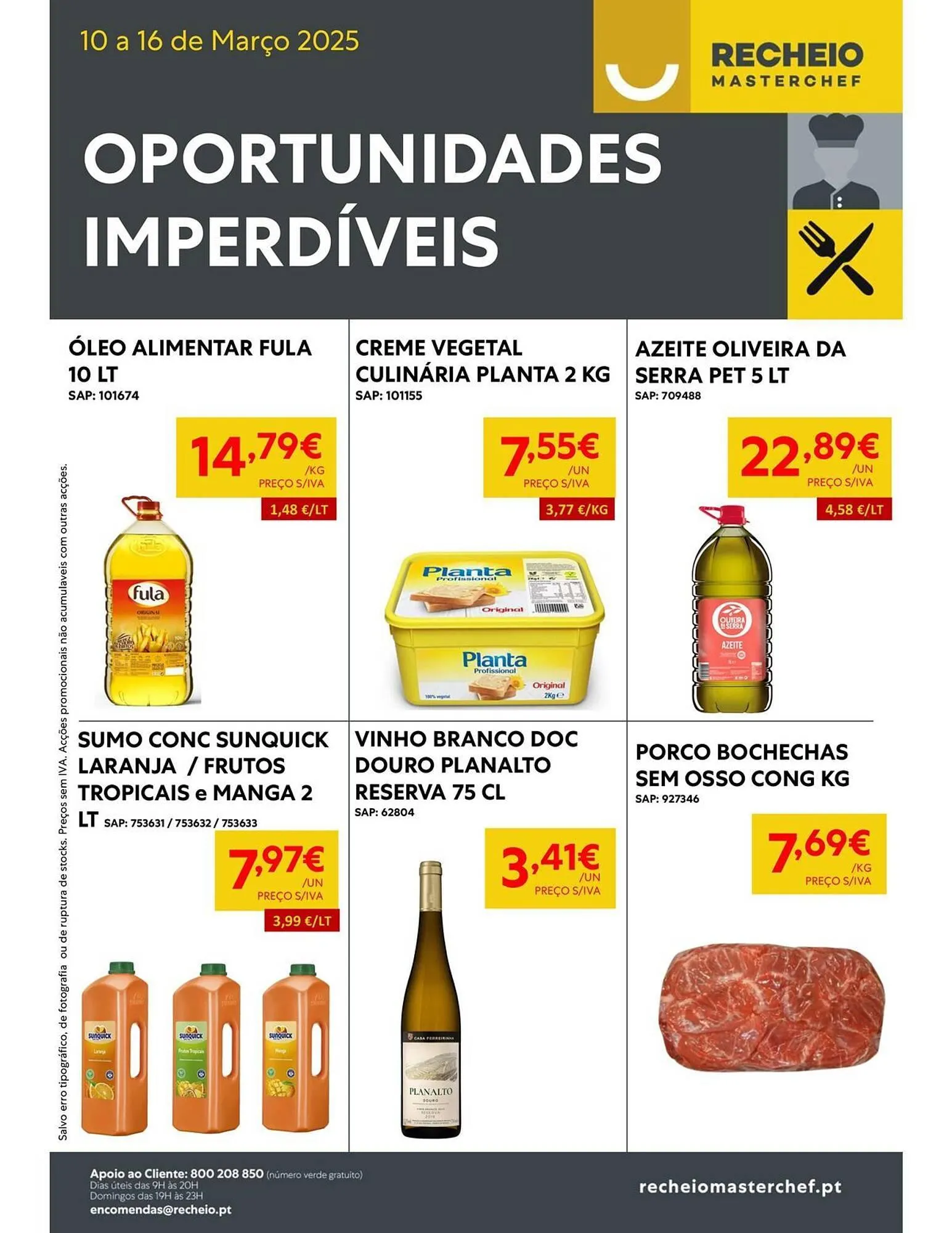 Folheto Folheto Recheio de 10 de março até 16 de março 2025 - Pagina 1