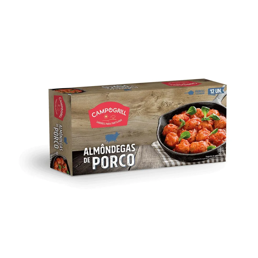 Almôndegas de Porco - Caixa 12un.