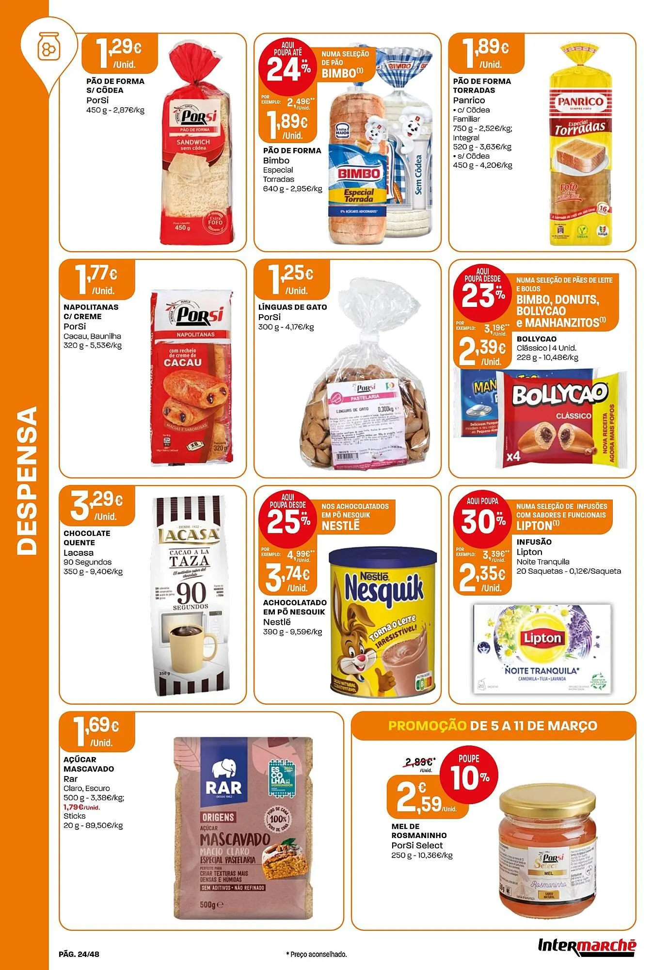 Folheto Folheto Intermarché de 5 de março até 11 de março 2026 - Pagina 24