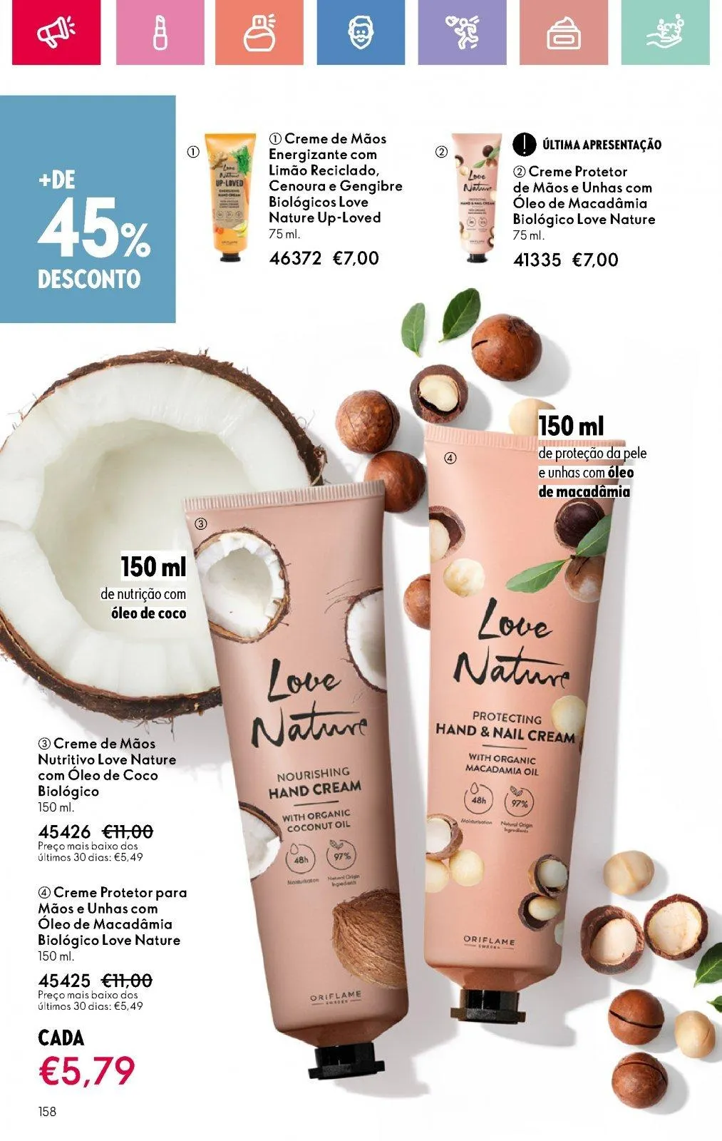 Folheto Folheto de Oriflame até 05.07.2025 de 18 de junho até 5 de julho 2025 - Pagina 158