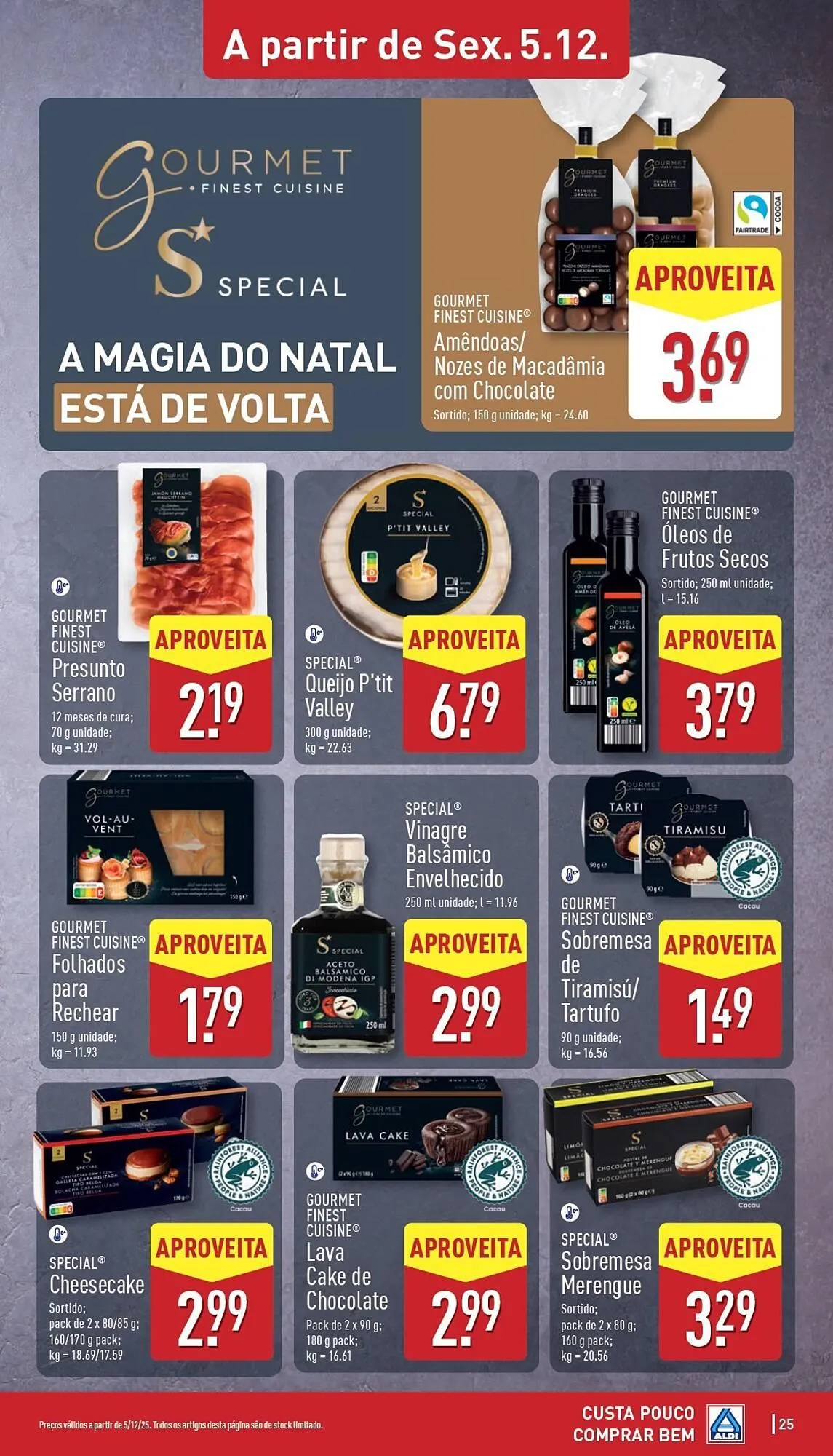 Folheto Folheto ALDI de 1 de dezembro até 7 de dezembro 2025 - Pagina 25