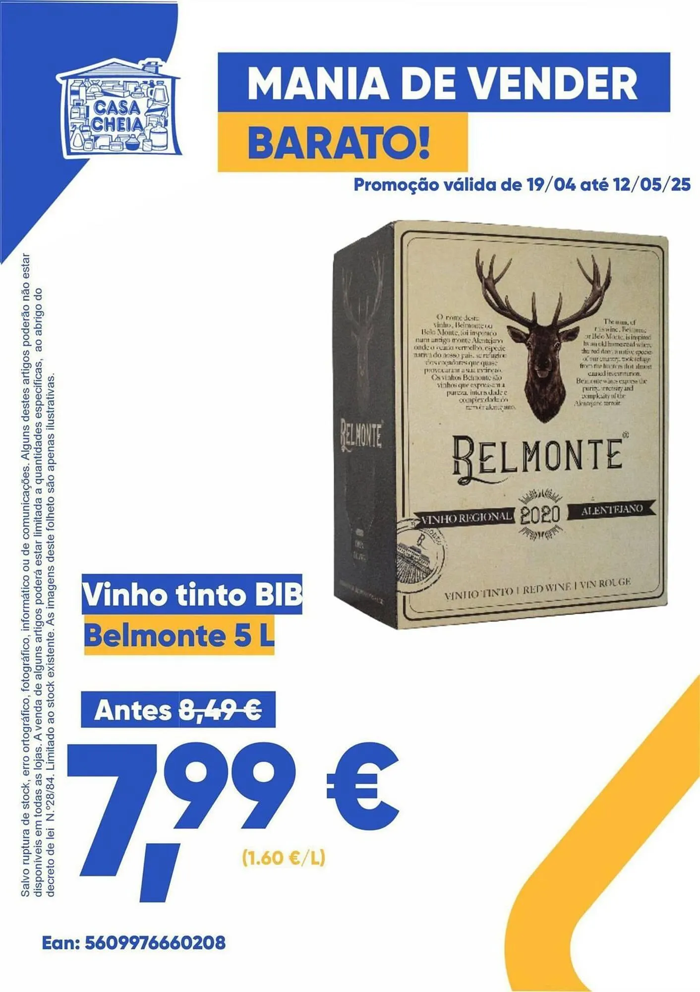 Folheto Folheto Casa Cheia de 19 de abril até 12 de maio 2025 - Pagina 1