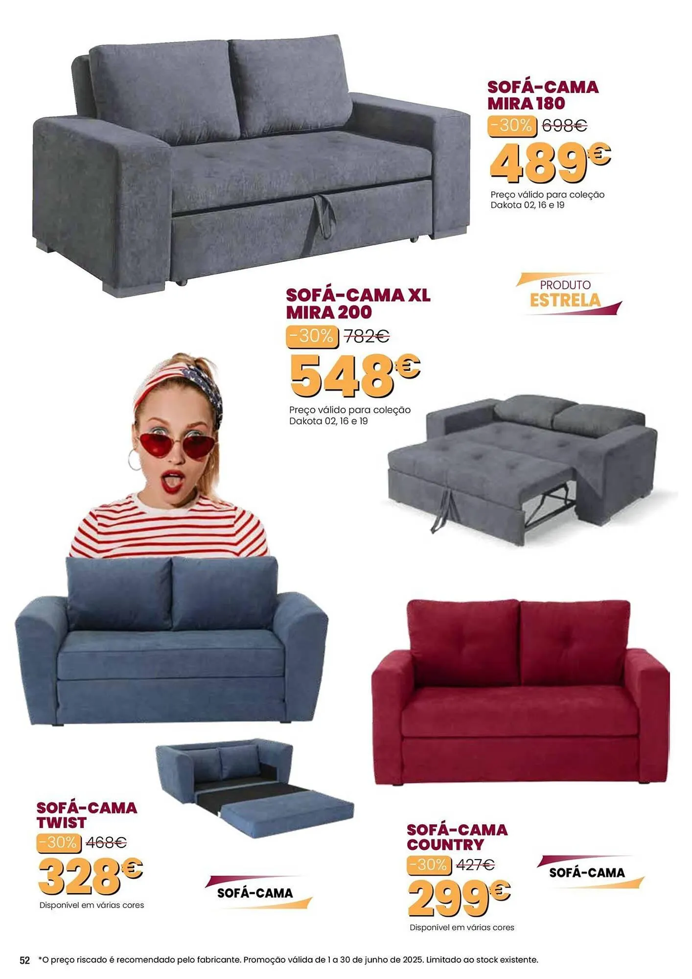 Folheto Folheto Hiper Centro do Móvel de 3 de junho até 30 de junho 2025 - Pagina 52