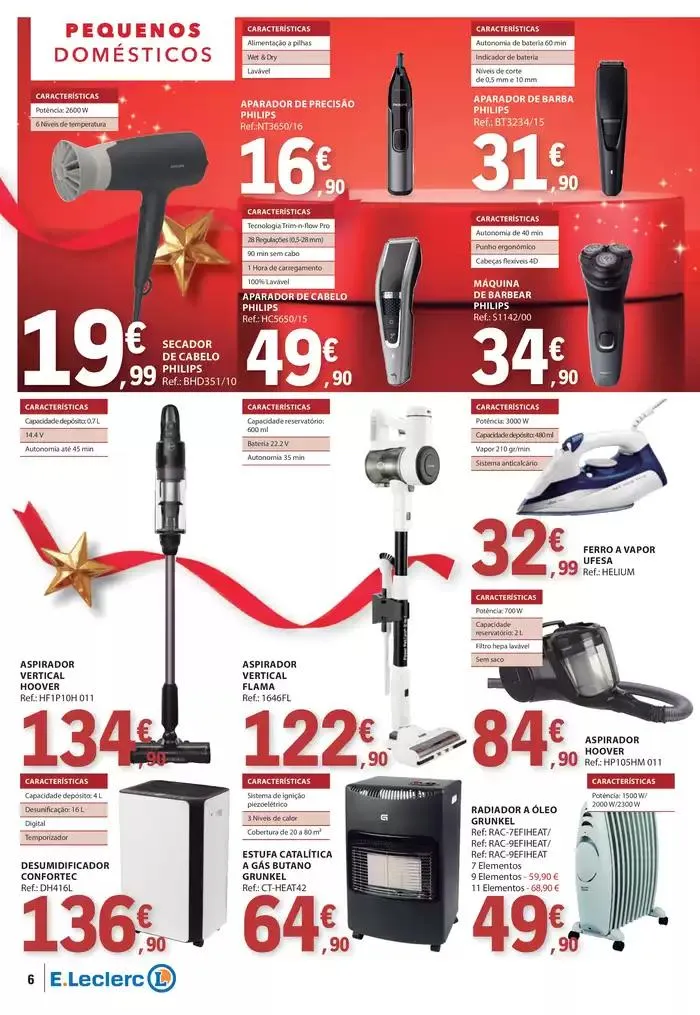 Folheto Presentes de Natal Casa e Tecnologia de 26 de novembro até 24 de dezembro 2024 - Pagina 6