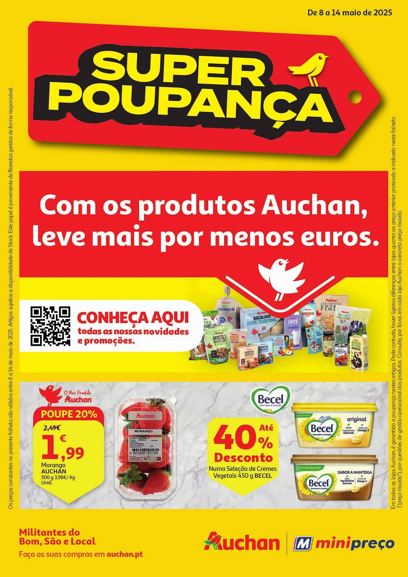 Folheto Folheto Minipreço de 8 de maio até 14 de maio 2025 - Pagina 1