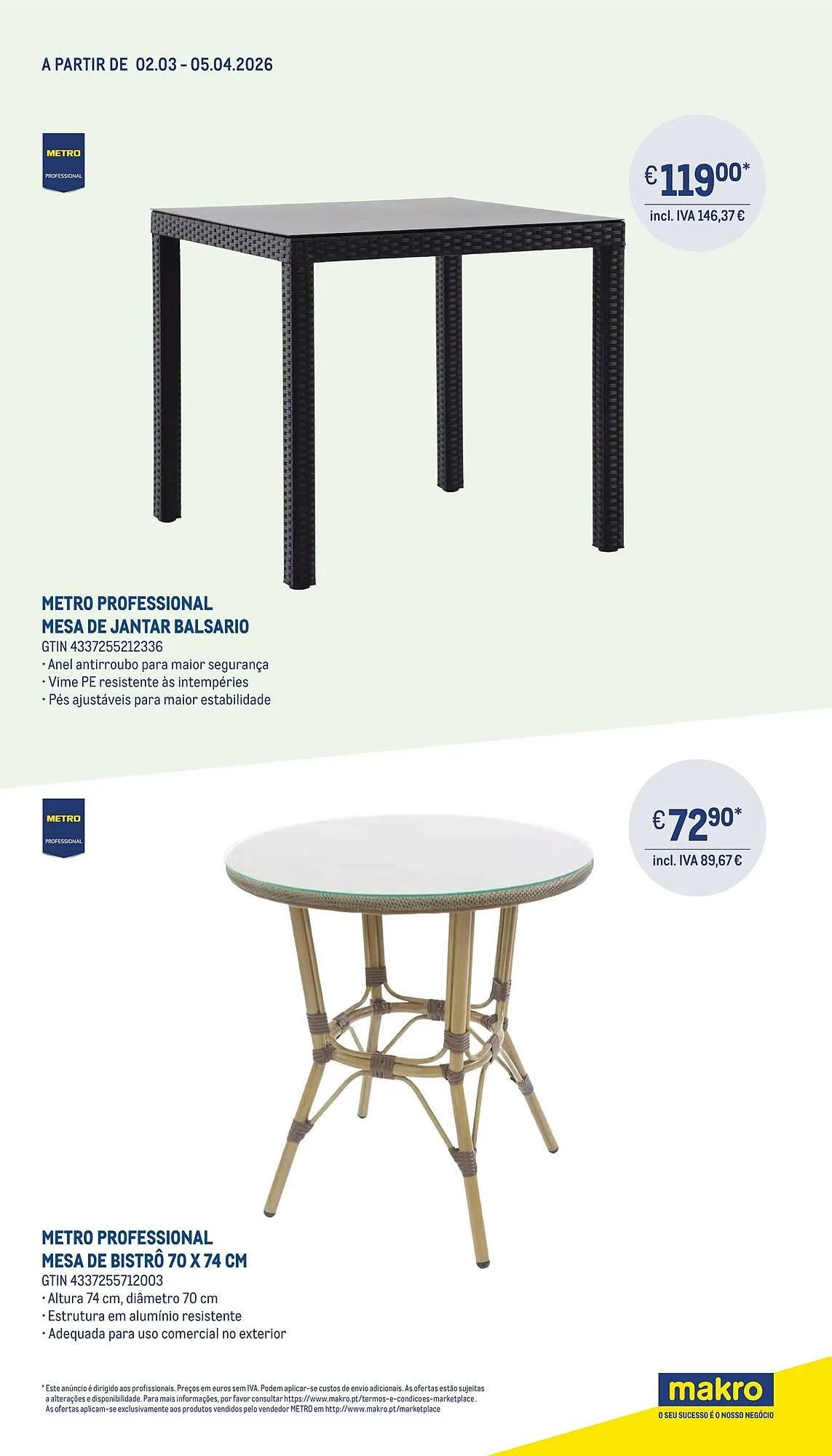 Folheto Catálogo Makro de 2 de março até 5 de abril 2026 - Pagina 4