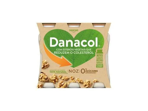 danacol danone líquido noz 6x100g