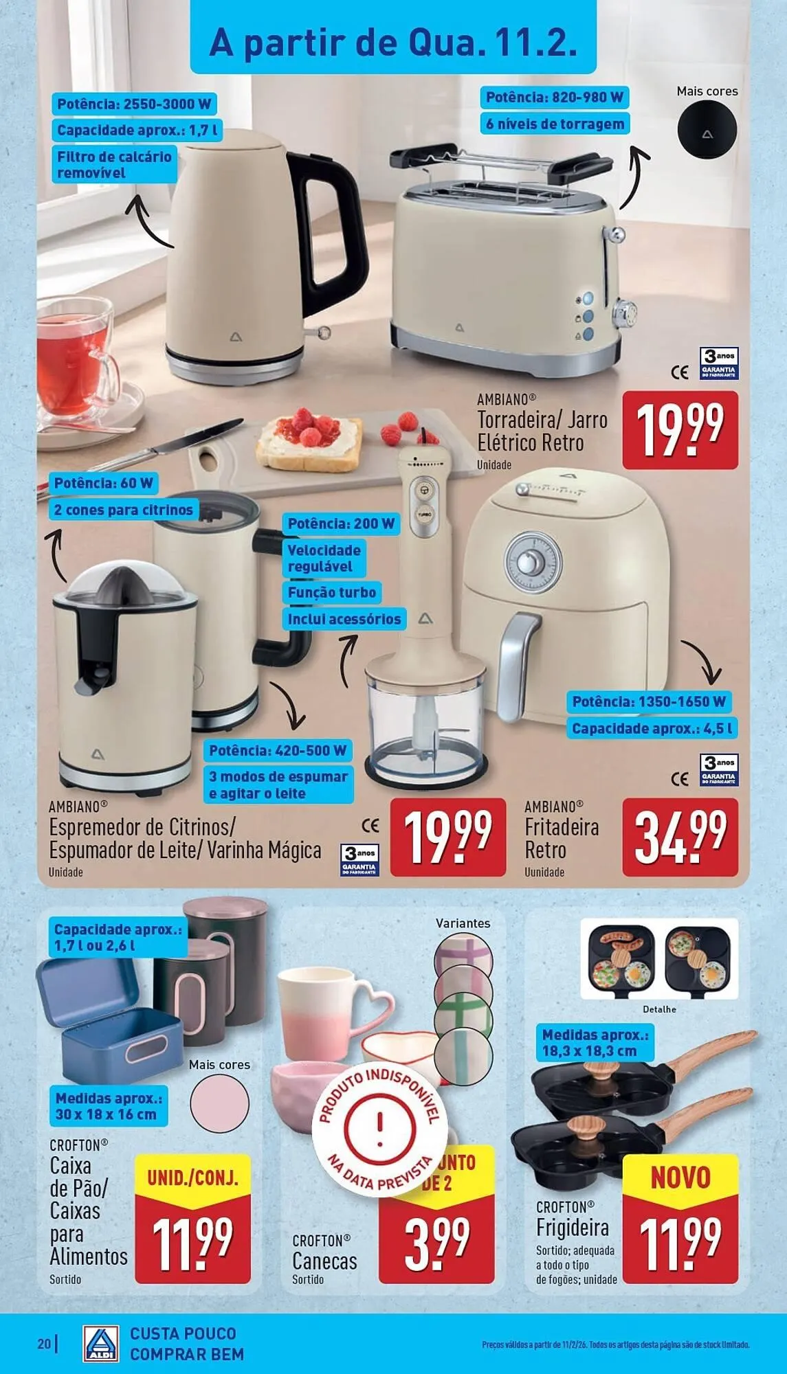 Folheto Folheto ALDI de 9 de fevereiro até 15 de fevereiro 2026 - Pagina 20