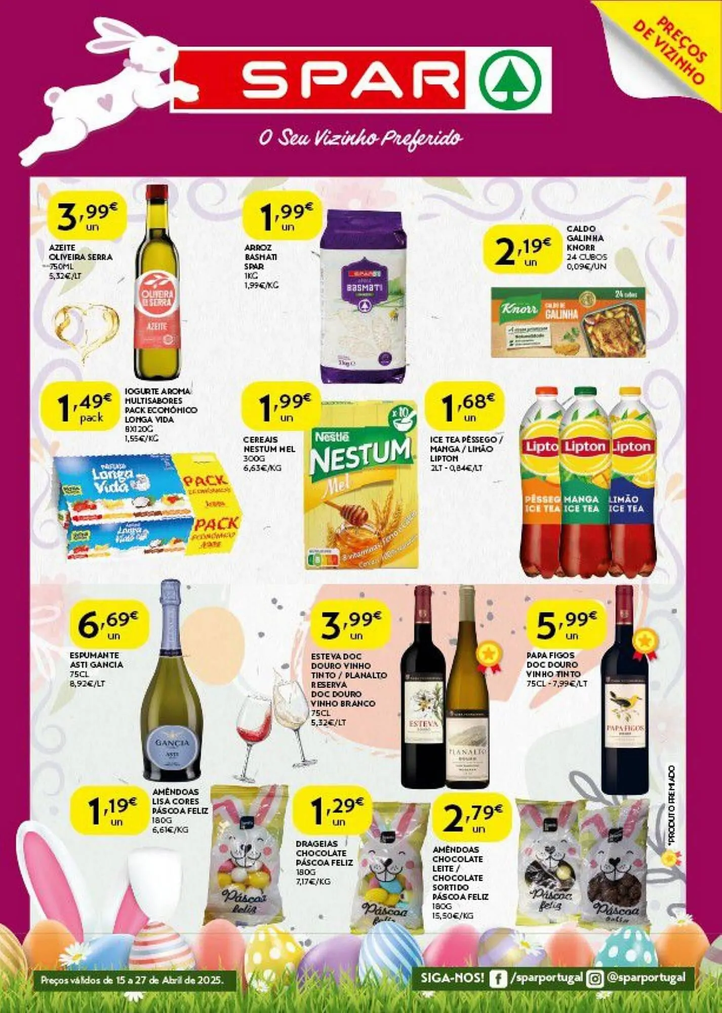Folheto Folheto Spar de 15 de abril até 27 de abril 2025 - Pagina 1