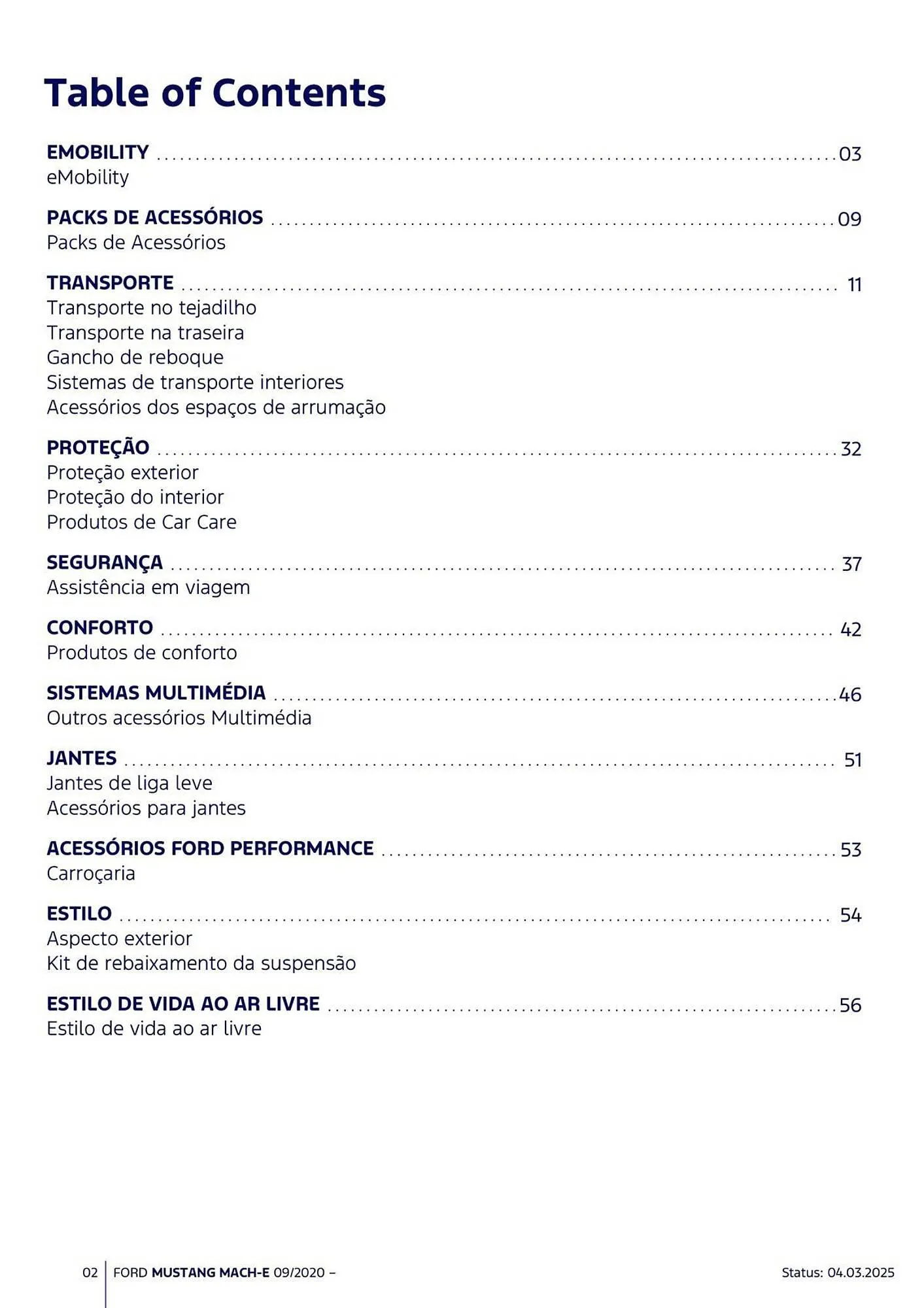 Folheto Folheto Ford de 18 de março até 31 de agosto 2025 - Pagina 2