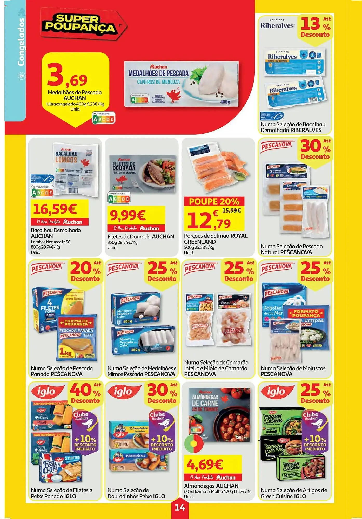 Folheto Folheto Auchan de 19 de março até 26 de março 2026 - Pagina 14