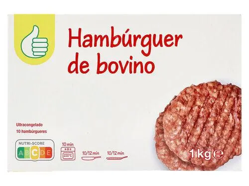 hambúrgueres polegar 60% bovino 1kg