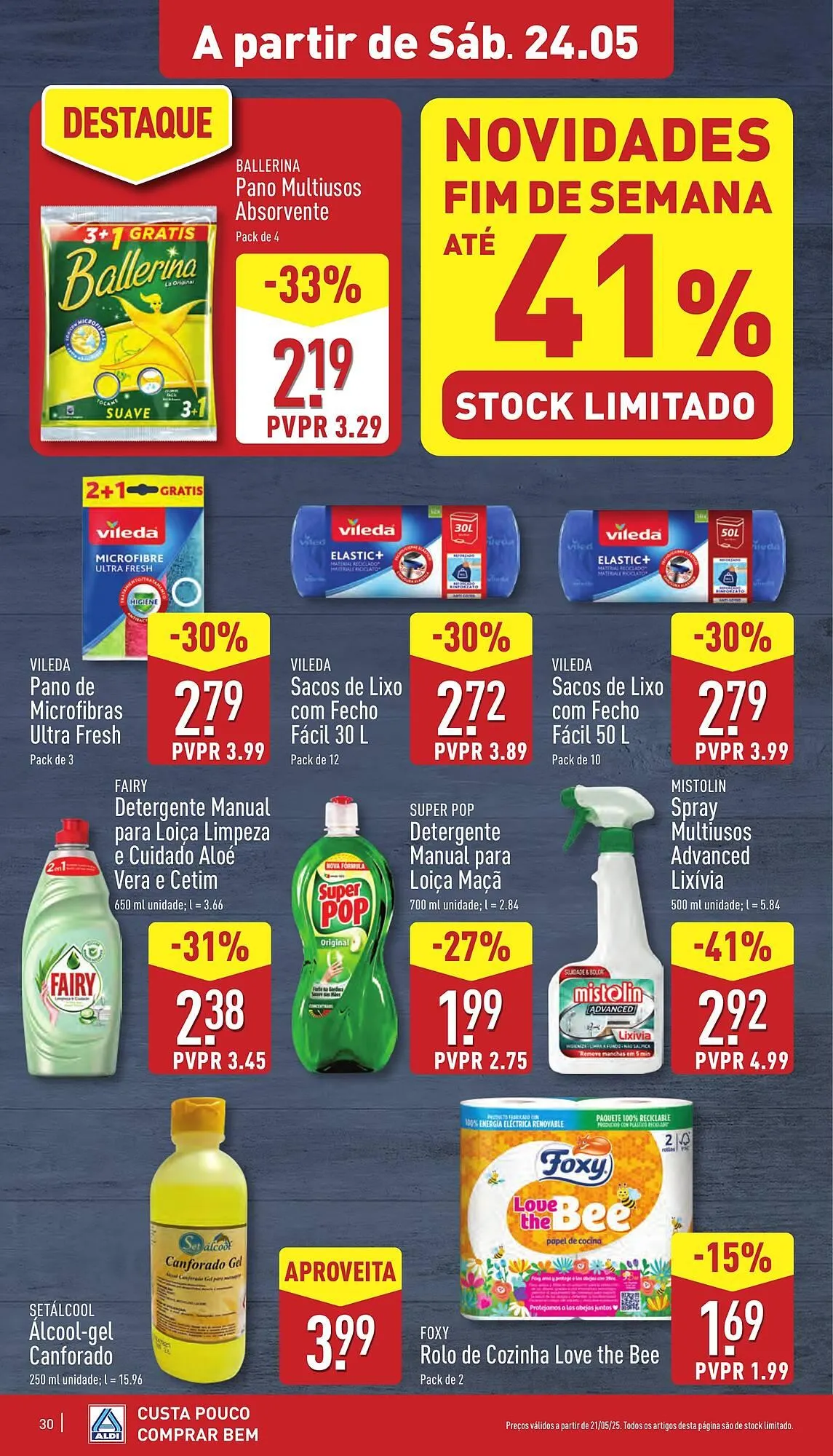 Folheto Folheto ALDI de 21 de maio até 27 de maio 2025 - Pagina 30