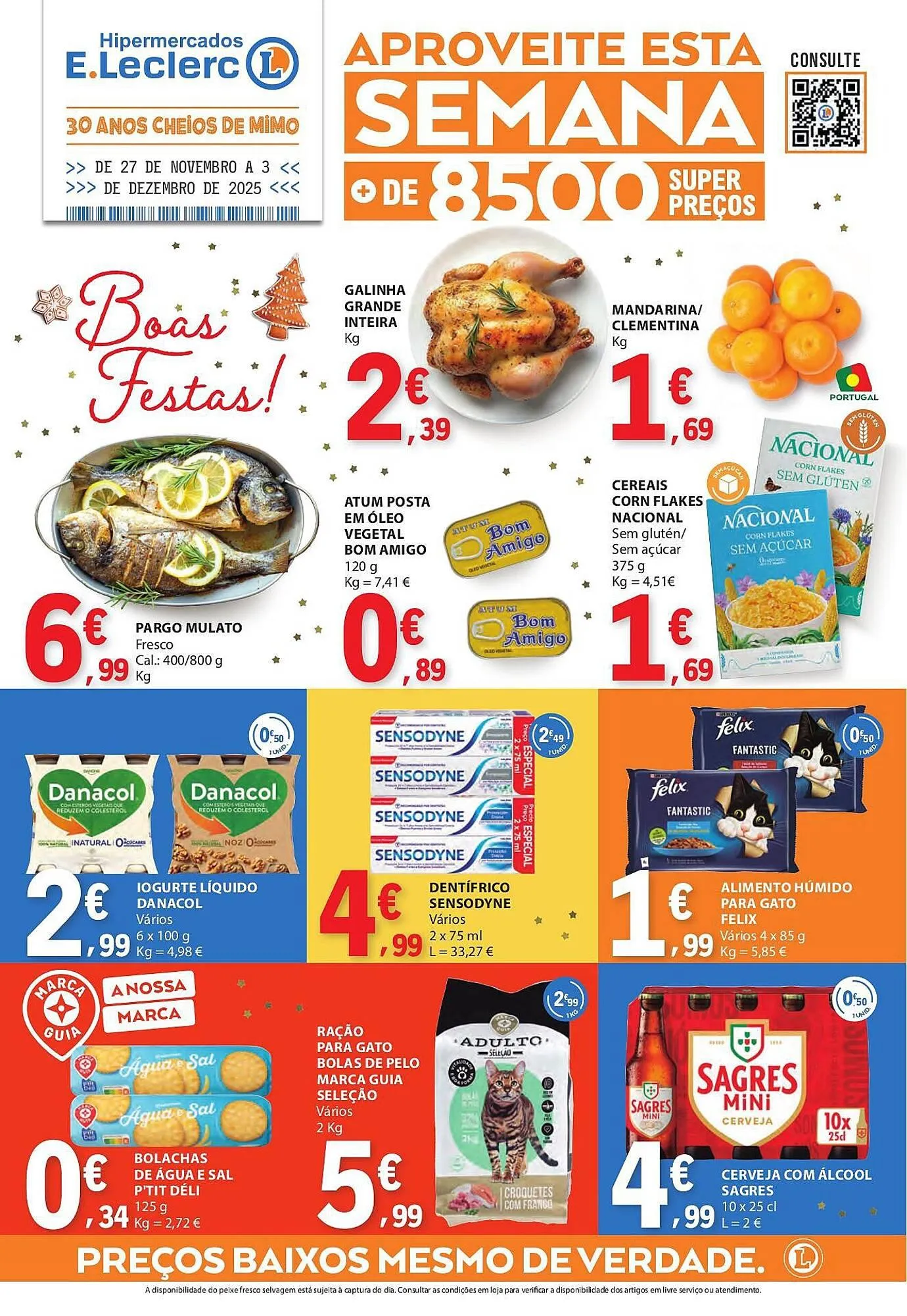 Folheto Folheto E.Leclerc de 27 de novembro até 3 de dezembro 2025 - Pagina 1