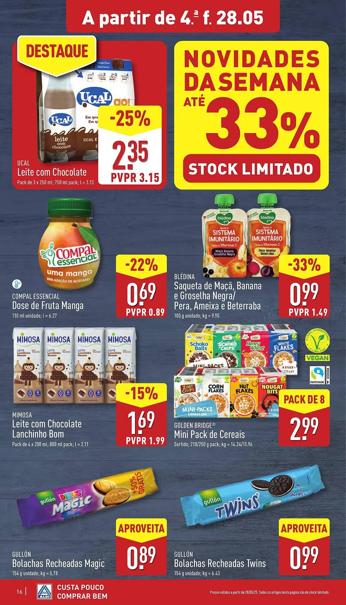 Folheto Folheto ALDI de 28 de maio até 1 de junho 2025 - Pagina 16
