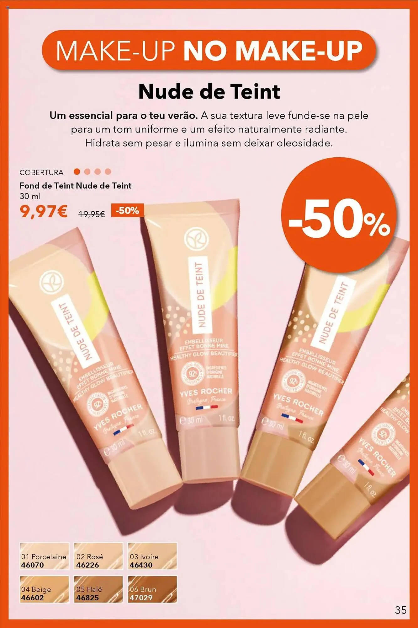 Folheto Folheto Yves Rocher de 3 de julho até 31 de julho 2025 - Pagina 35