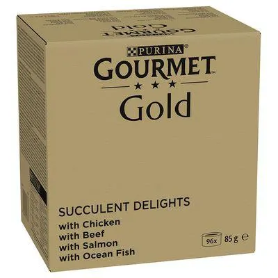 Gourmet Gold Delícias suculentas em tiras finas 96 x 85 g - Jumbopack