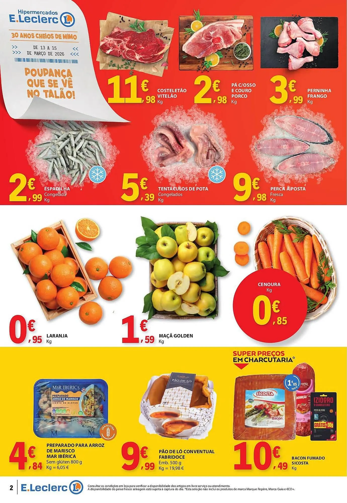 Folheto Folheto E.Leclerc de 13 de março até 15 de março 2026 - Pagina 2