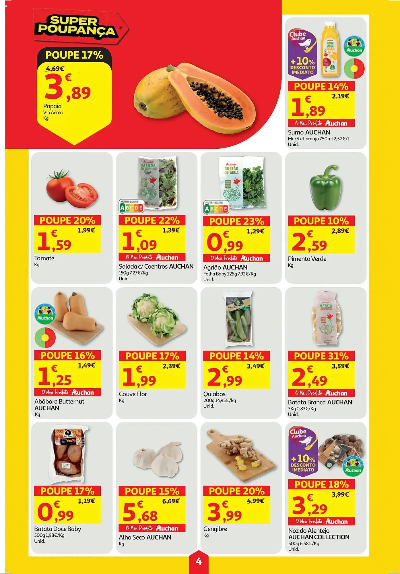 Folheto Folheto Auchan de 19 de março até 26 de março 2026 - Pagina 4