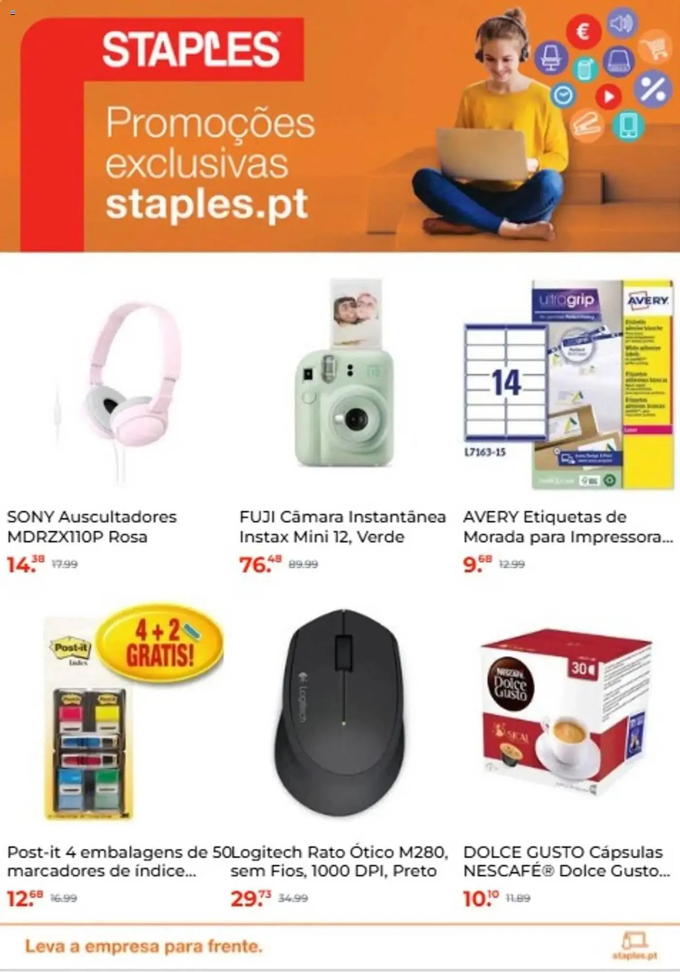 Folheto Folheto Staples de 26 de fevereiro até 16 de março 2025 - Pagina 1