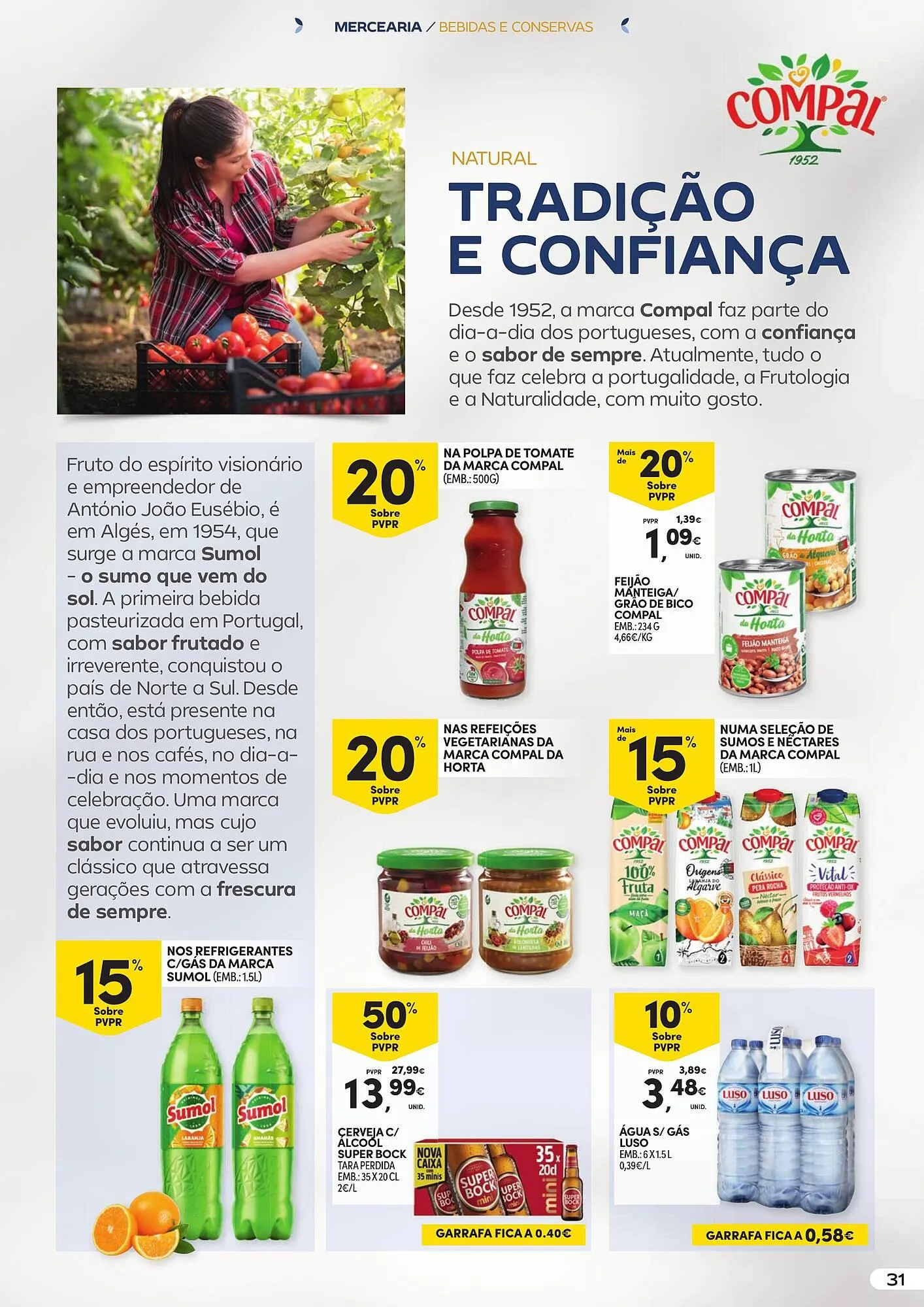 Folheto Folheto Continente de 6 de maio até 18 de maio 2025 - Pagina 31